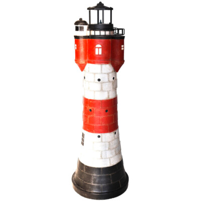 Solar Leuchtturm 50 cm Gartendekoration LED Gartenbeleuchtung Solarleuchte Deko