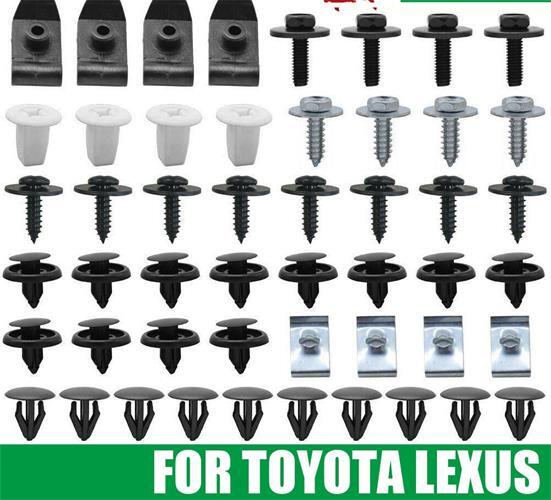 50Pc new Engine Cover Clips Underbody Mudguard Shield Screws For Lexus Toyota