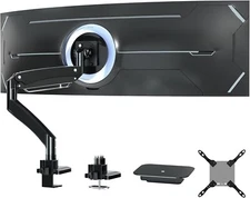 17-57 Inch Ultrawide Monitor Arm and TV Desk MountUp to 59.4 Lbs Premium Alu S13