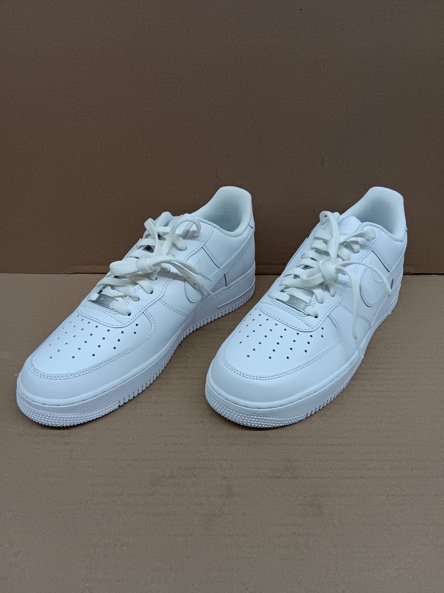 Nike Air Force 1 '07 Low Top Shoe- Triple White- US Size 13