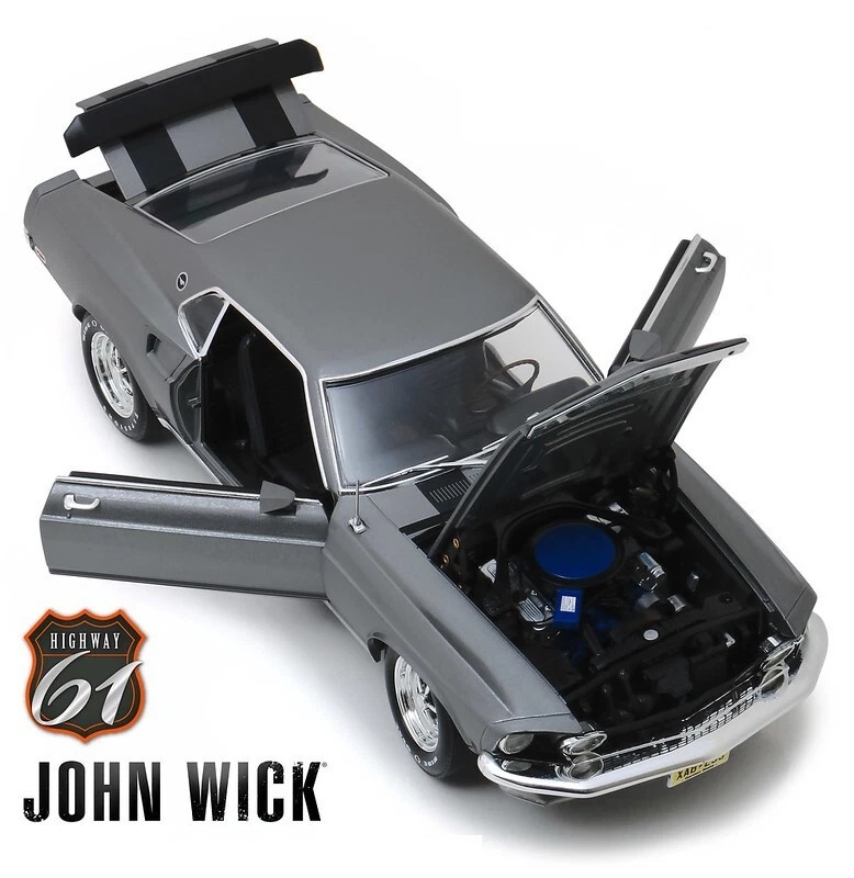 HIGHWAY 61 18016 1:18 1969 FORD MUSTANG BOSS 429 "JOHN WICK" 2014 - Image 3 of 4