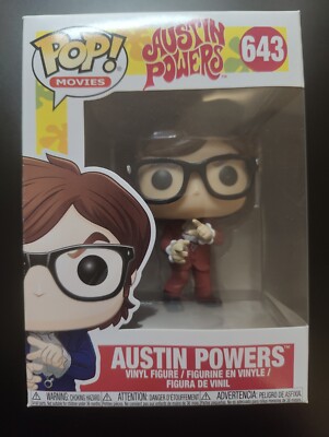 Funko Pop Vinyl Austin Powers (Red Suit) #643 GameStop Exclusive Missing Sticker