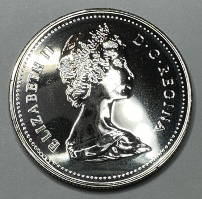 1982 Canadian Dollar Proof Like Coin from Mint Set. Uncirculated