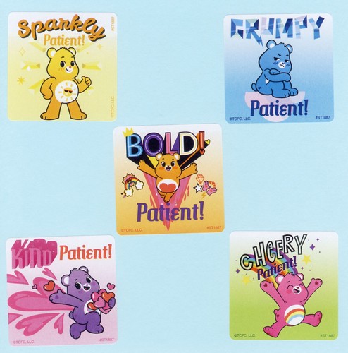30 Care Bears Assorted - Large Stickers - Party Favors - Mermaid, Halloween - Picture 6 of 7