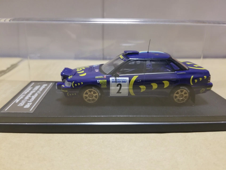 HPI  SUBARU  LEGACY RS  #2  1993 SWEDISH 8275 C.McRae  1/43 - Image 3 of 4