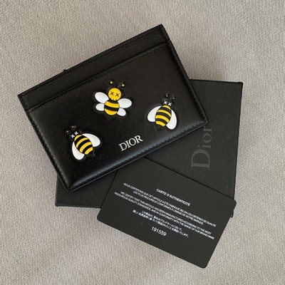 dior card holder bee