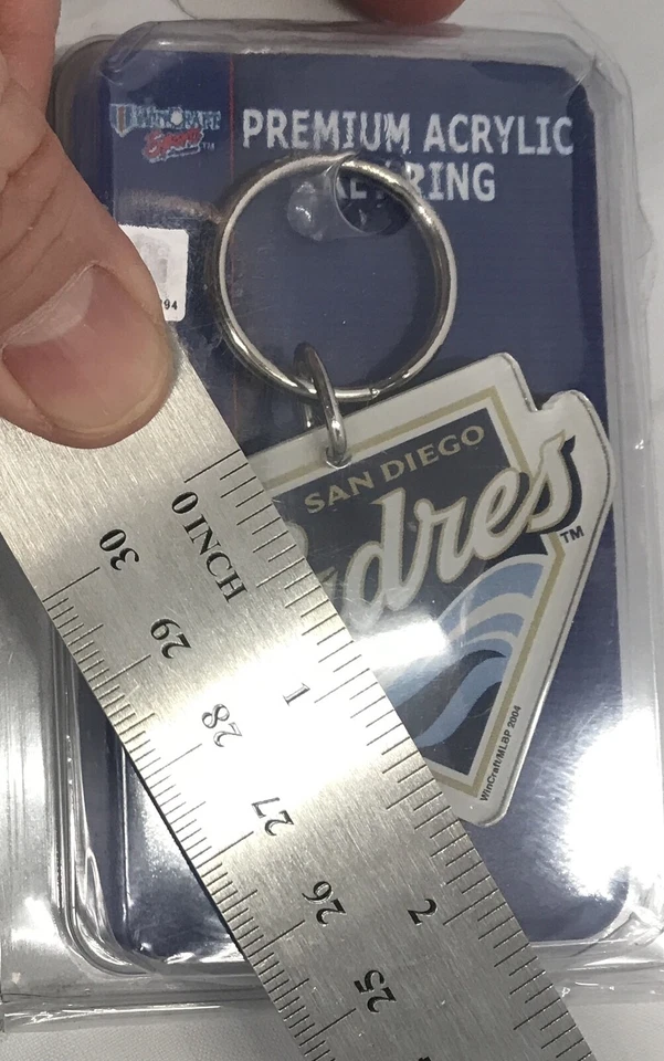 MLB San Diego Padres Premium Acrylic Key Ring (032085189141) WinCraft - Image 3 of 4
