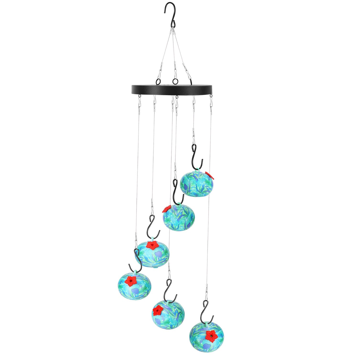 Hummingbird Feeder Hanging Outdoor Bird Feeder for Balcony Backyard Garden Patio