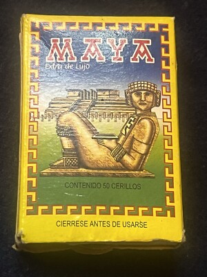 Old Book Of Matches Maya Extra De Lujo 