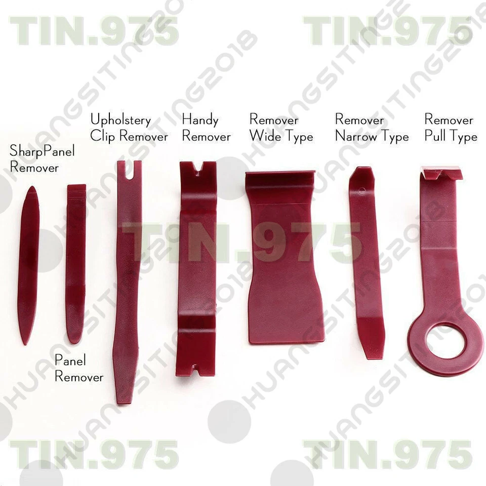 Car Off-Road Interior Door Handle Trim Panel Clip Light o Removal Tools 7in1 ML Foto 4 de 4