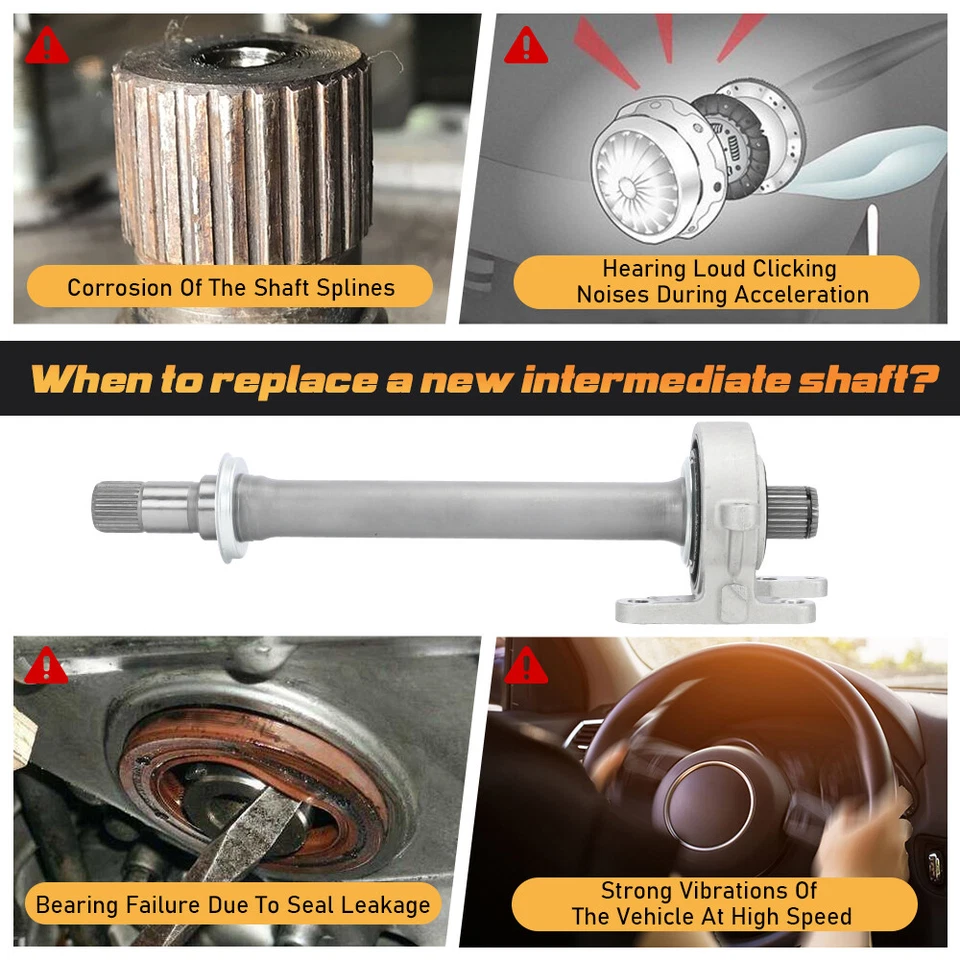 Para 02-06 ACURA RSX 04-05 HONDA CIVIC SI MT MANUAL MEDIO EJE 44500-SCV-A00 Foto 4 de 4