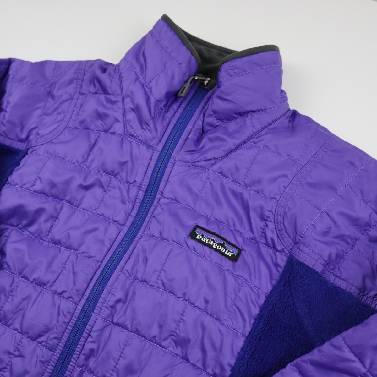 Patagonia Nano Puff Hybrid Full Zip Quilted Insulated Jacket Women 