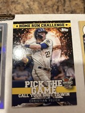 2022 Topps #HRC-8 Christian Yelich Home Run Challenge Code Cards. Expired