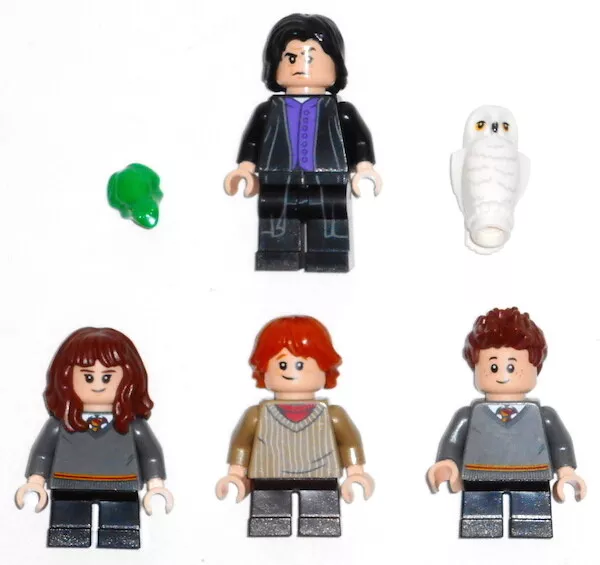 LEGO Harry Potter 4 Piece Minifigure Lot From Set 75953 w/ Owl & Frog Snape