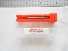 NEW MICRO 100 USA 1/32" DIA X 5/64" LOC X 1-1/2" L 3FL CC CARBIDE SQUARE ENDMILL