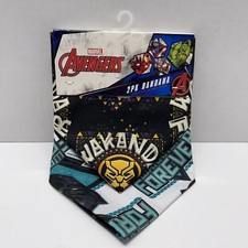 Marvel Avengers 2 Pk Bandana Black Panther Wakanda Forever NEW