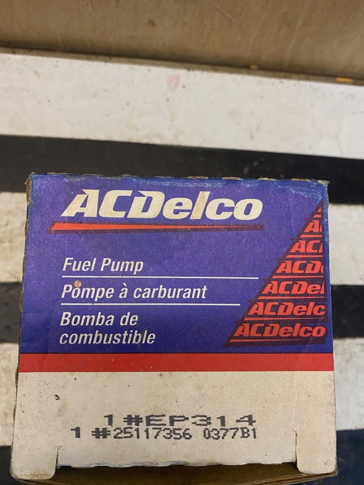Bomba de combustible eléctrica Acdelco GM OEM Ford Mercury Lincoln 85-87 EP314 NOS Foto 2 de 3