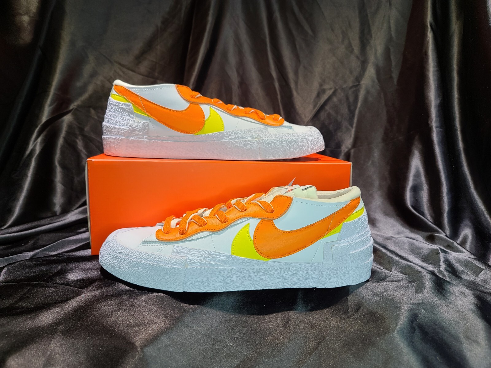 SACAI X NIKE Taglia 11 Nike Blazer Low x Sacai Magma Orange