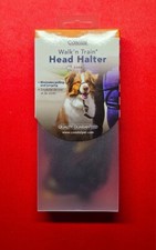 Coastal Walk'n Train Head Halter Black MEDIUM 14" - 19" Collar 5" - 7" Snout NEW