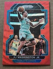 PJ Washington Jr. 2021-22 Panini Prizm #78 Red Wave Prizm