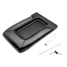 Center Console Fits 99-07 Chevy Silverado # 19127364 Lid Armrest Latch Dark Gray