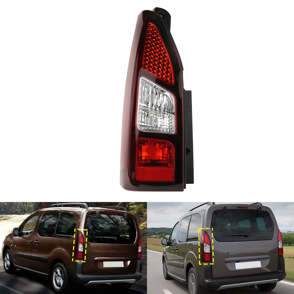 Left Rear Tail Light Lens Assemmbly For 12-18 Peugeot Partner Tepee Berlingo MK2 - Image 2 of 4