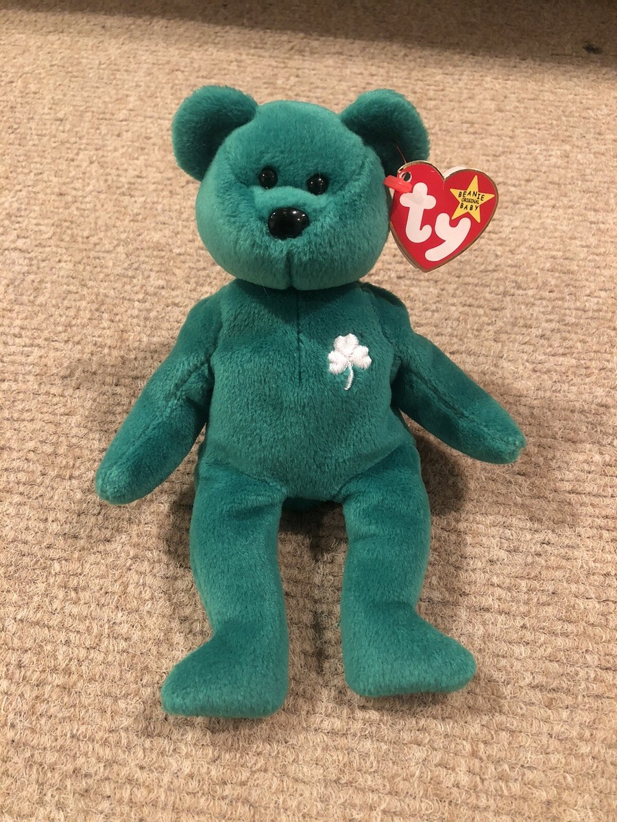 Rare Beanie Irish Beanie Baby Value Erin The Bear Beanie Baby