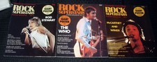 1975 ROCK POSTER MAGAZINE LOT (3) Rod Stewart The Who Paul McCartney 22X36"