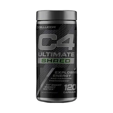 Cellucor C4 ULTIMATE SHRED Pre Workout Energy 120 caps BURN FAT, BUILD MUSCLE