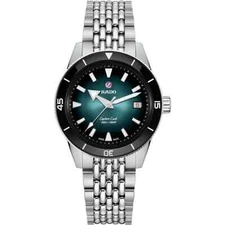 New Rado Captain Cook Auto ST Steel Turquoise Dial Men's Watch R32223213