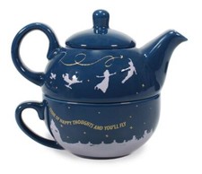 OFFICIAL DISNEY PETER PAN TEA FOR ONE TEAPOT AND CUP MUG NEW IN GIFT BOX HMB
