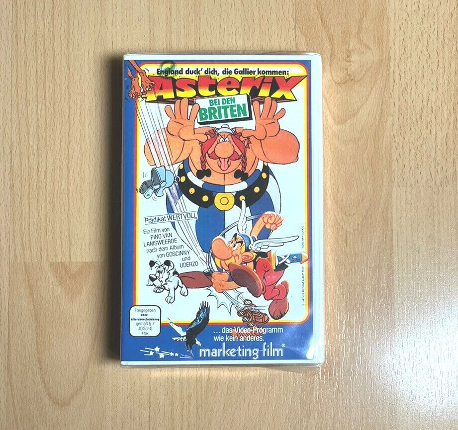 Neu Asterix & Obelix VHS bei den Briten marketing Film Cartoon Rar sealed - Bild 4 von 4