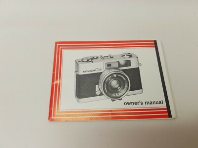 KONICA C35 INSTRUCTION BOOK Great Condition. See pics G2