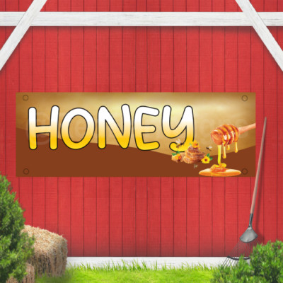 Honey Indoor Outdoor Vinyl Banner Design