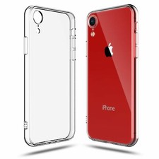 Funda Suave TPU Absorción de Golpes Transparente Transparente para iPhone XR