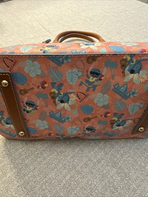 New Disney Aulani Dooney & Bourke Lilo Stitch Pink Satchel Purse 