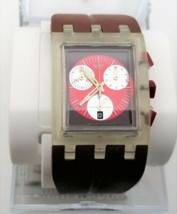 swatch watch silicone strap