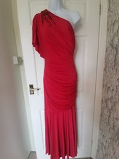 Anoushka G Vivid Red Evening Dress