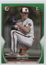 2023 Bowman Draft Green 17/99 Levi Wells #BD-92 1eg1