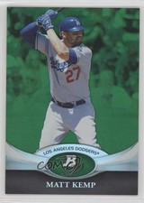 2011 Bowman Platinum Green Matt Kemp #96 sh7