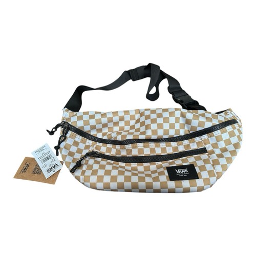 Vans Ward Checkered Crossbody Bag Brown White Unisex RETIRED COLOR *NEW W TAGS*