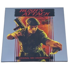 Rush'n Attack Original NES Soundtrack Spacelab9 Clear 7" Vinyl Record SL9-2063