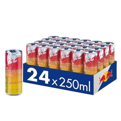 24 x Red Bull Winter Edition 2025 - Fuji-Apfel & Ingwer 250ml inkl. 6   Pfand