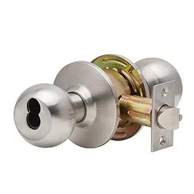 Schlage C2000-ENTR-B-630-SFIC Cylindrical Lock 1-3/8'' to 1-3/4'' Aluminum SS