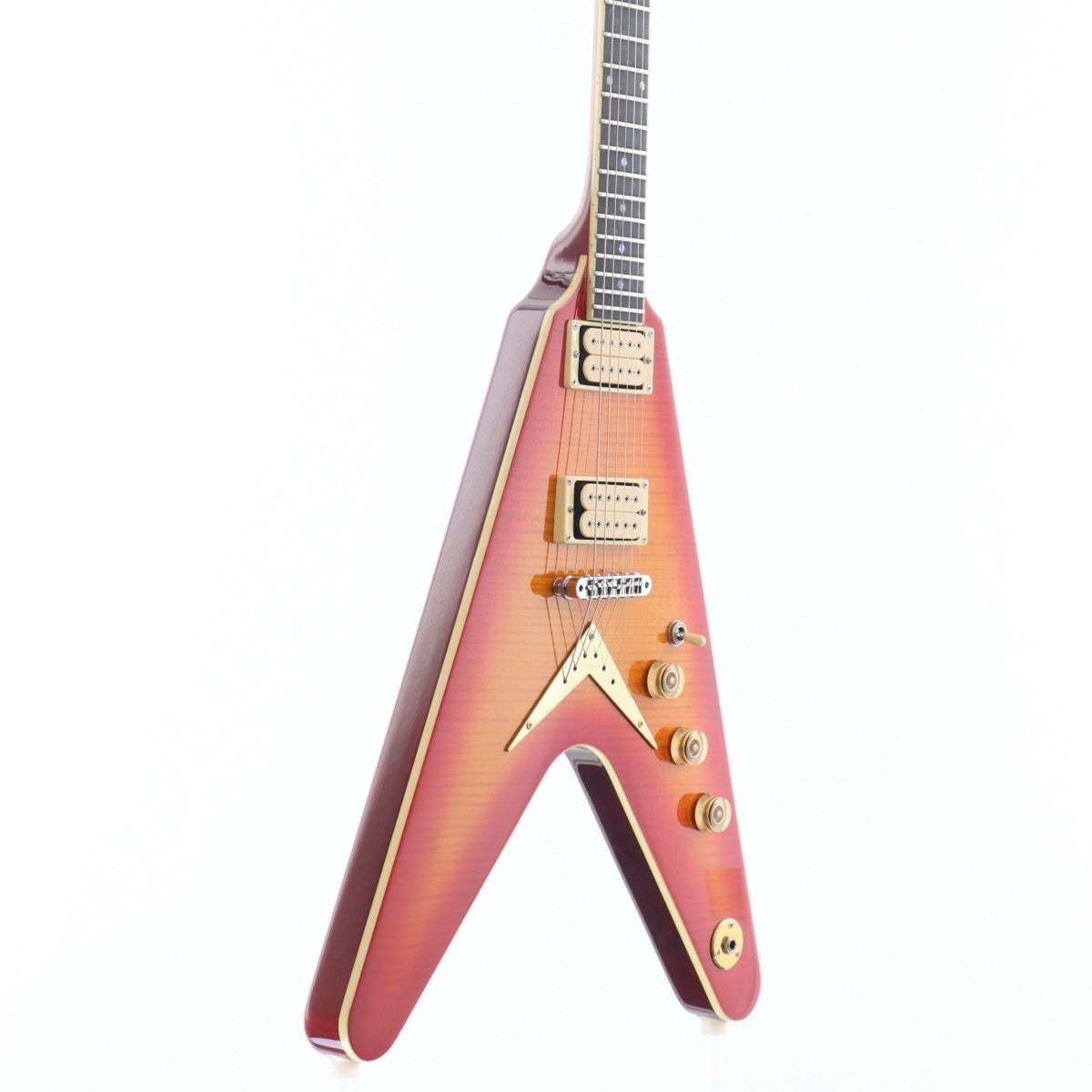 DEAN V 35th anniversary Dark Cherry Sunburst Electric Guitar Used