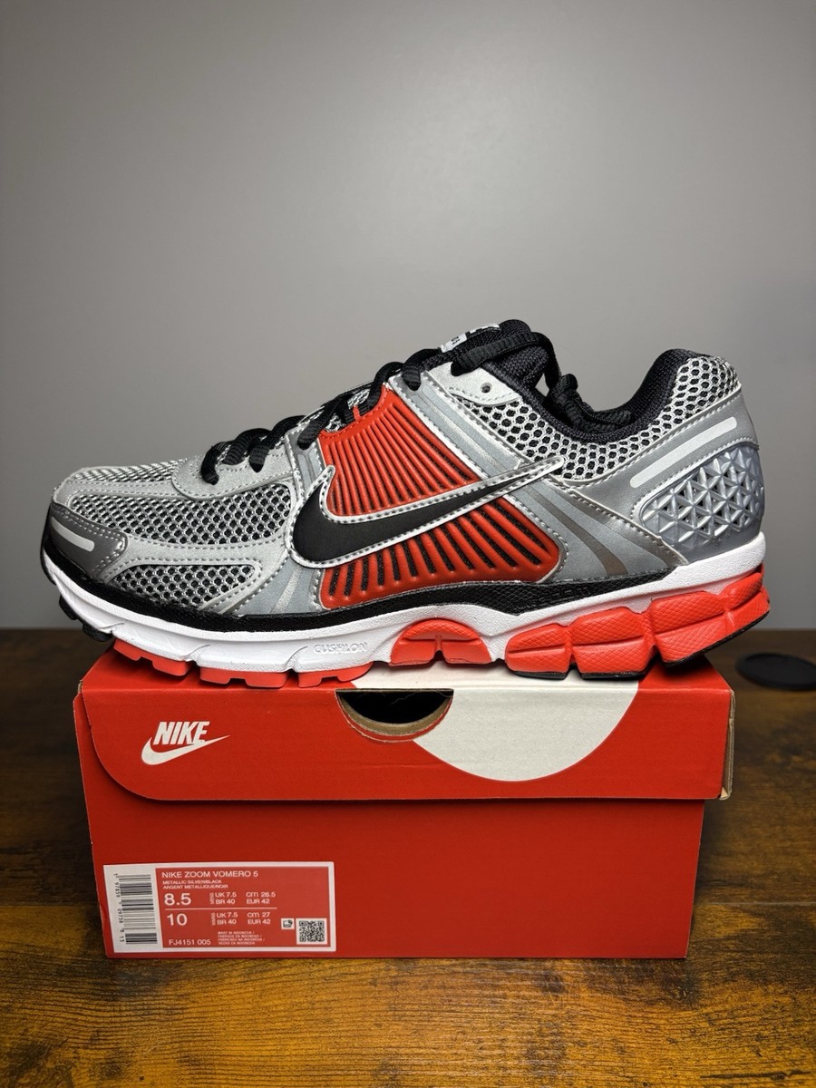 Nike Air Zoom Vomero 5 SE bright crimson metallic silver | eBay