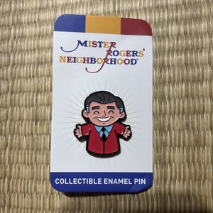 Mister Rogers Neighborhood Puppet Enamel Pin Pittsburgh WQED Mr. RARE HTF PGH