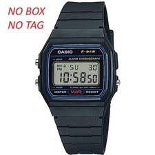 Casio F91W-1 Classic Resin Strap Watch Without Box or Tag, Comes in Envelope