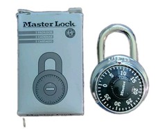 New MASTER 1525 Stainless Steel Combination Lock.  Made In USA.  Free Shipping