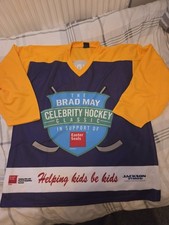 Brad May Charity Game Worn Hockey Jersey
